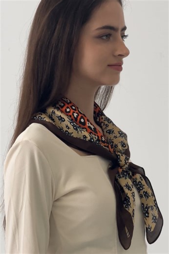 Fashion Leopard Floral Bandana - Style Enhancer