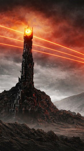 In the heart of Mordor, where fire never dies…⚔️🔥 #synthwave #lordoftherings #ambientmusic