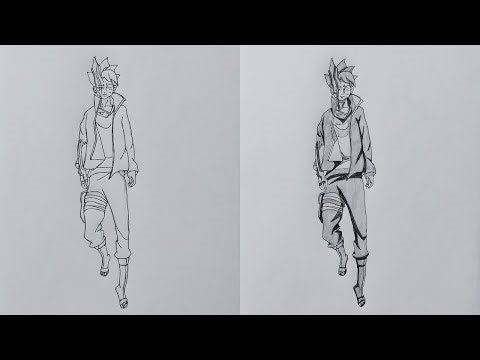 How to Draw Boruto Uzumaki | Step-by-Step Anime Art Tutorial