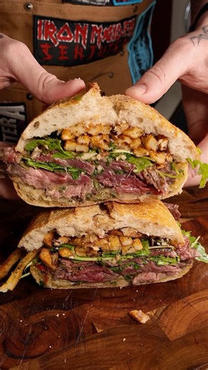 The best steak sandwich ever 🤘🥳 #food #foodporn #foodstagram #foodie #sandwich | Sandwich KING