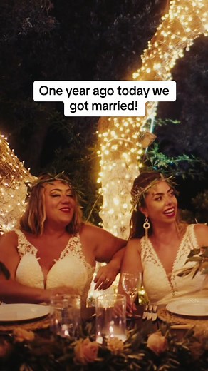 These Barbies are MARRIED. Est. July 27 2022 🤍 One year today. Welcome to our Barbie world #makeup #barbie #barbieworld #thelipsticklesbians