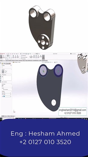 Solidworks Exercise No. 81 #solidworks #hesham_solidworks #cad #engineering