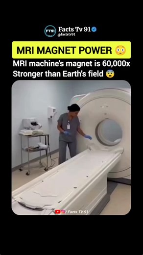 Mr. Raja Kumar on Instagram: "An MRI machine doesn’t just scan the human body — its magnet is so powerful that it can violently pull in metal objects within seconds. Even small metallic items can turn into dangerous projectiles near the scanner, which is why strict safety rules exist inside MRI rooms. In This Video: • How powerful an MRI machine’s magnet really is • Why metal objects are extremely dangerous near MRI scanners • A real example of magnetic force in action • The importance of MRI sa