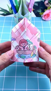 Simple and practical hexagonal pen holder, you can use it with your hands. #My #Handmade #Daily #OneLearn It #Series #Handmade #Origami #Origami #Tutorial paper craft ideas | paper craft ideas