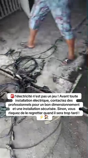 🚨🔥 Brodjin, l’électricité n’est pas un jeu ! Avant toute installation électrique, contactez des professionnels pour un bon dimensionnement et une installation sécurisée. Sinon, vous risquez de le regretter quand il sera trop tard ! ⚡🏠
