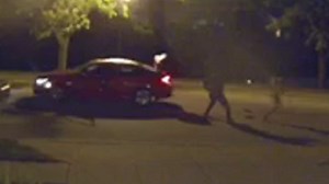 WATCH: Home security camera captures person escaping from trunk, being shot at in Indianapolis neighborhood