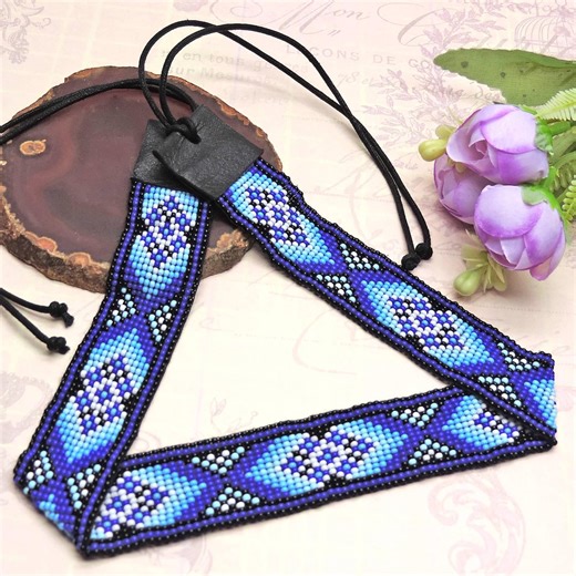 Beaded Hat Band, Native American, Rodeo Cowboy, Boho Western Hatband - Etsy