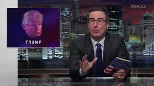 732K views · 768 reactions | Last Week Tonight with John Oliver has quite the proposal for Donald J. Trump: "drop out in order to teach America a lesson." | Yahoo News | Facebook