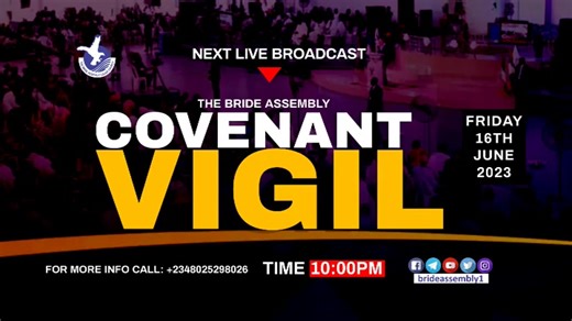 2.7K views · 254 reactions | LIVE: BRIDE ASSEMBLY COVENANT VIGIL...