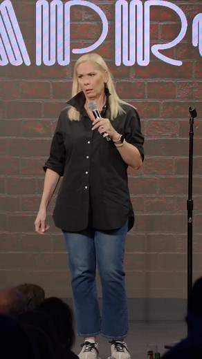 I'm just trying to brush my teeth over here _ Leanne Morgan | Ruthie Funk