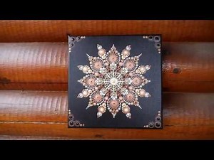 How to paint dot mandalas with Kristin Uhrig #51- Chai Latte