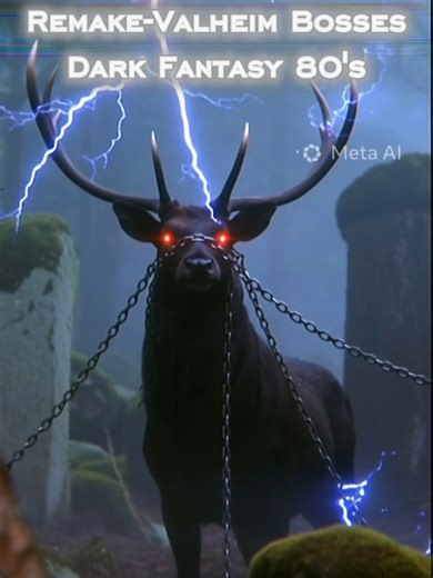 Remake Valheim Bosses-Dark fantasy 80's #Remake #Valheim #bosses #darkfantasy #80s