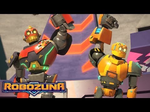 Robozuna | Mangle & Drubber Work Together to Avoid the Robot Arms | Full Episodes - S2/Ep1