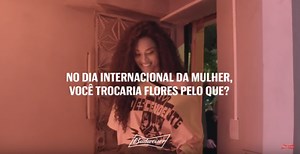 Budweiser pergunta: ‘Você troca flores por?’ - Layout