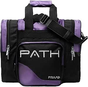 Pyramid Path Pro Deluxe Single Bowling Ball Tote - Holds One Ball, One Pair Shoes Up to Mens 15
