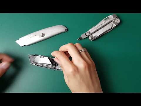 How-to: Carpet knife blade change | Replace quickly & safely! - PRESCH Carpet Knife