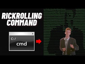 Cool Command Prompt Tricks｜Rick Roll CMD