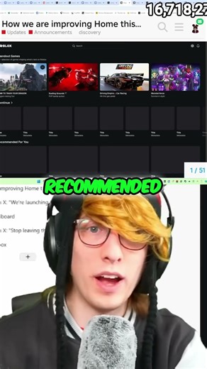 Roblox Algorithm Change: NO More Brain Rot Games? #shorts