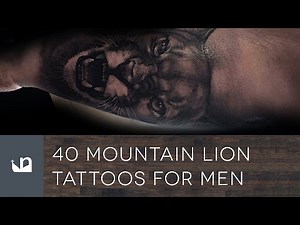 40 Mountain Lion Tattoos For Men
