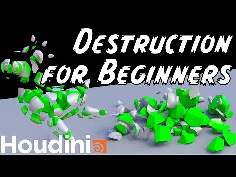 Destruction Simulation for Beginners in Houdini (Rigid Body Dynamics RBD)
