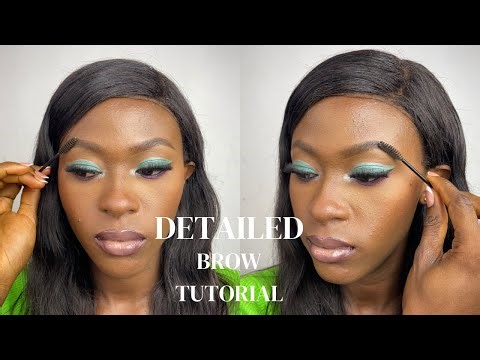 Detailed Eyebrow Tutorial for Beginners using a Brow Gel #brows #eyebrows #makeuptutorial