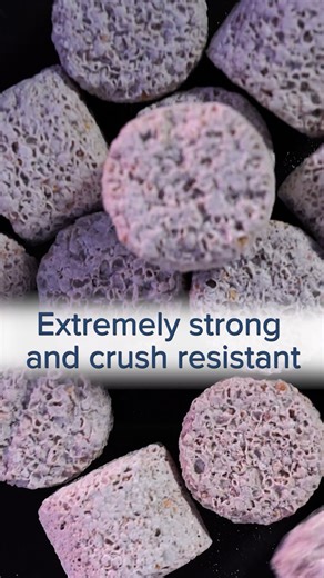 Packed with surface area and engineered for serious biological filtration, these ceramic biomedia pieces create a thriving microbiome that helps keep your system clean and stable. Strong, porous, and built for performance your tank’s biofiltration just leveled up. #biomedia #aquariumfiltration #saltwateraquarium #aquariumhobby | AlgaeBarn.com