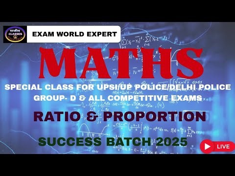 RATIO AND PROPORTION