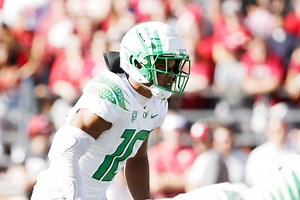 Oregon Ducks linebacker Justin Flowe ‘trending in the right direction’ to play against Arizona