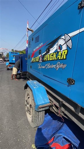 3 unit genset siap kerja keras 🔥