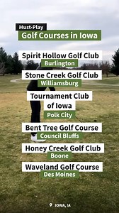 Who’s ready to hit the links? 🏌️We've teed up your go-to list of public courses in Iowa: https://bit.ly/49SliXu ⛳ | Travel Iowa