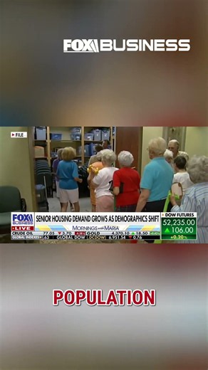 SENIOR HOUSING CRISIS: The Looming 80-year-old BOOM #shorts