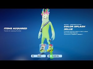 HOW TO GET COLOR SPLASH JELLIE SKIN IN FORTNITE!