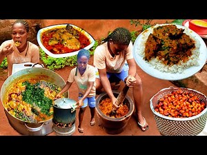 How to cook the best Ofe Akwu (Banga Stew Recipe) for your large family