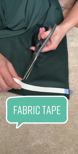 Quick and Easy Hemming with Fabric Fusion Tape from Amazon