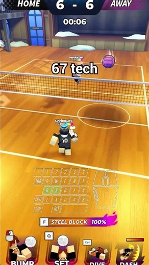 67 TECH #volleyballlegends #roblox