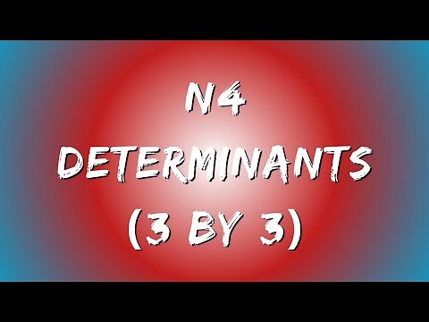 N4 Determinants