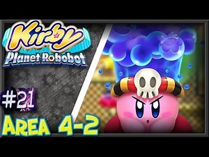 Kirby Planet Robobot (100%) Area 4-2: Gigabyte Grounds [21]