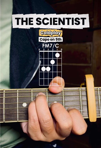 the scientist guitar tutorial - coldplay #guitartutorial #coldplay