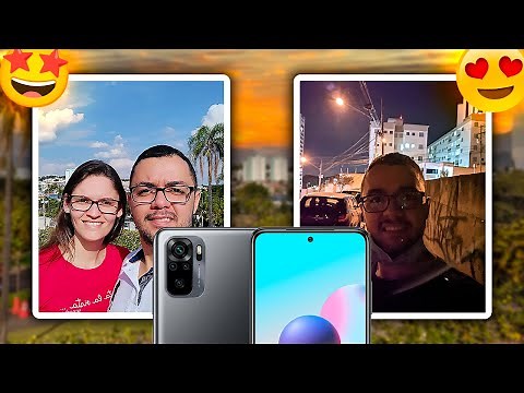 Testando as CÂMERAS do REDMI NOTE 10! Vídeos e Fotos com GCAM (Dia e Noite)