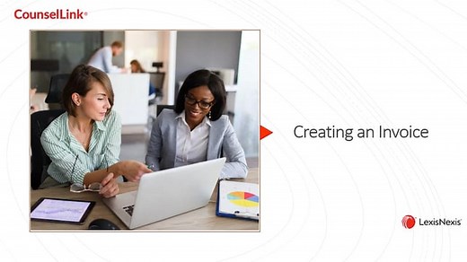 Creating Invoices in CounselLink (LF)