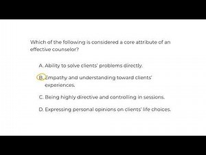 NCE Certification Prep - Free Practice - Question 11