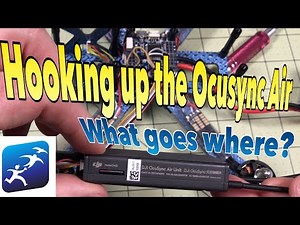 DJI OcuSync Air Module wiring on an Omnibus F4 Quadcopter testing with DJI Racing Edition Goggles