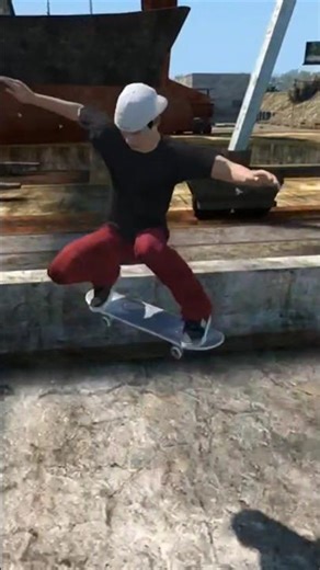 Back three over ledge gap!