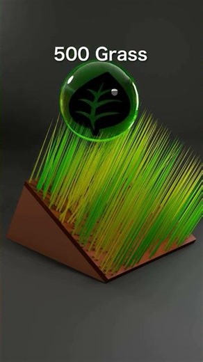 🌱 Grass vs Jiggly Ball 🟠 | Oddly Satisfying Physics Simulation 🎥