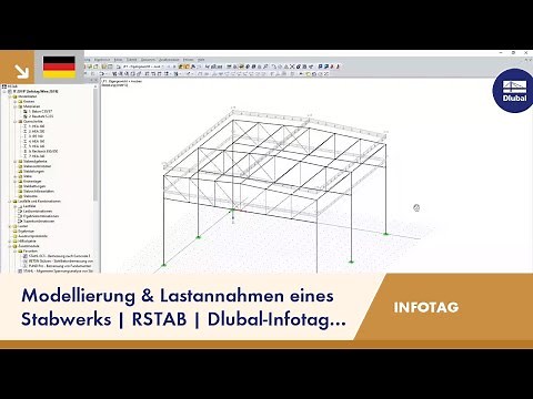 Modellierung & Lastannahmen eines Stabwerks | RSTAB | Dlubal-Infotag Wien | 23.10.2019 | 1/4