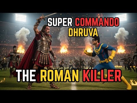 SUPER COMMANDO DHRUVA – THE ROMAN KILLER | Super Commando Dhruva English narration|