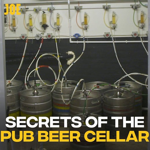 "I'm about to tap a barrel. I've never done it before. If I mess up, there's gonna be beer everywhere." Having a good beer cellar is crucial to running a pub properly. We take you inside the most important room in the pub, and share all of its secrets. | JOE.co.uk