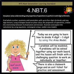 Area Method for Division Lesson 4-digits ÷ 1-digit