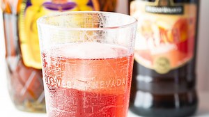 How to Make a Vegas Bomb Shot – This classic cocktail recipe includes whiskey, peach schnapps, and Red Bull for a fun drink with some serious zing. It’s a winning concoction to enjoy a bit of Vegas anywhere you are! Full recipe here! https://www.aspicyperspective.com/best-vegas-bomb-recipe/ | A SPICY PERSPECTIVE