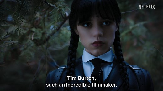 1M views · 70K reactions | Take a peek at the iconic Tim Burton’s vision for Wednesday, full of quirky creativity and gothic whimsy. | Netflix | Facebook